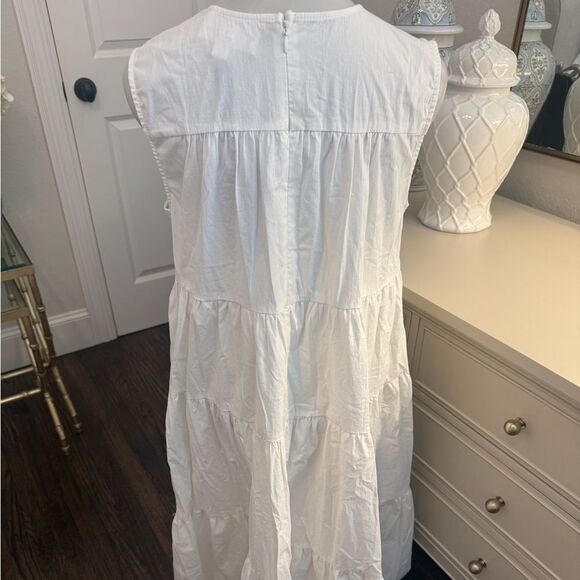 NWT Pomander Place Tuckernuck White Carmen Dress-F14 - Picture 3 of 6